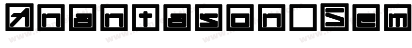 Anantason SemiBoldWd150字体转换